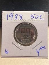 1988 Ecuador 50 Centavos BU Free Shipping