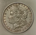 1878 Rev '79 7TF Morgan Dollar Silver Mid Grade  Nice Coin even grey colour