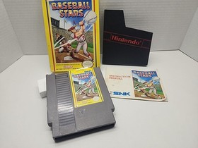 Baseball Stars NES Nintendo 1989 CIB Complete with Manual- SNK 