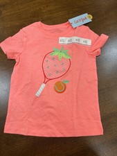 Toddler Girls Cat & Jack Shirt Fruit Tennis NWT 3T