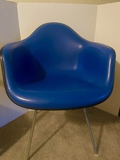 VTG Herman Miller Designed by Eames Fiberglass Blue Chair