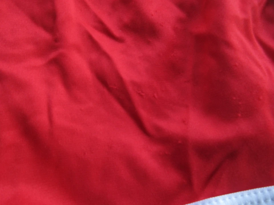 Short ADIDAS vintage VENTEX rouge nylon sport TREFOIL années 80 XS - Photo 2/4