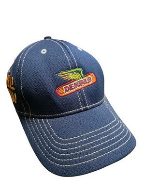 Dekalb Seed Farmer Hat Cap Blue Wing Patch Corn UPF 30+ Climate Field View Patch