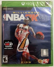 NBA 2K21 ZION WILLIAMSON XBOX SERIES X BRAND NEW FACTORY SEALED FAST SHIPPING 
