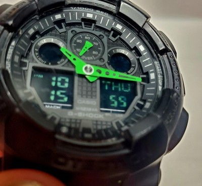 CASIO G-SHOCK 5081 GA-100C Water Resist 20bar Wristwatch Stainless