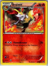 Braixen 26/162 Reverse Holo XY - BREAKthrough - Pokemon Card - NM