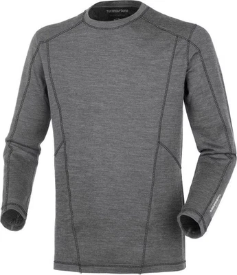 Chandail Thermique Tucano Urbano Homme Amelio Laine Mérinos Gris Chiné TAILLE S - Photo 1/3