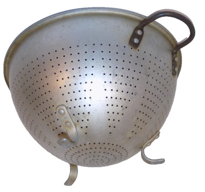 Vintage WEAR EVER #A-3125 Heavy-Duty Aluminum Colander Strainer 3 Footed