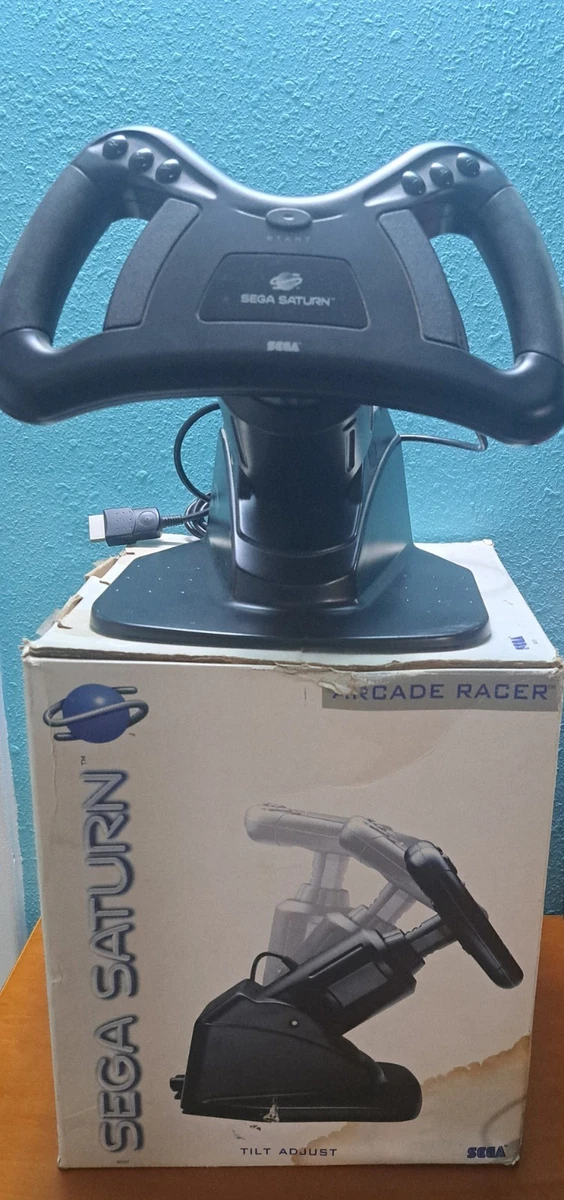 Sega Saturn Arcade Racer Steering Wheel - The Retro Gaming Store Plus