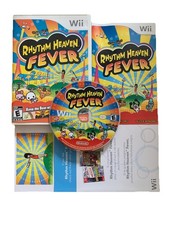 Rhythm Heaven Fever (Nintendo Wii, 2012) CIB COMPLETE MINT DISC RARE LOW PRINT