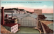 Vintage 1913 SAN FRANCISCO California Postcard "Sutro Baths and Cliff House"