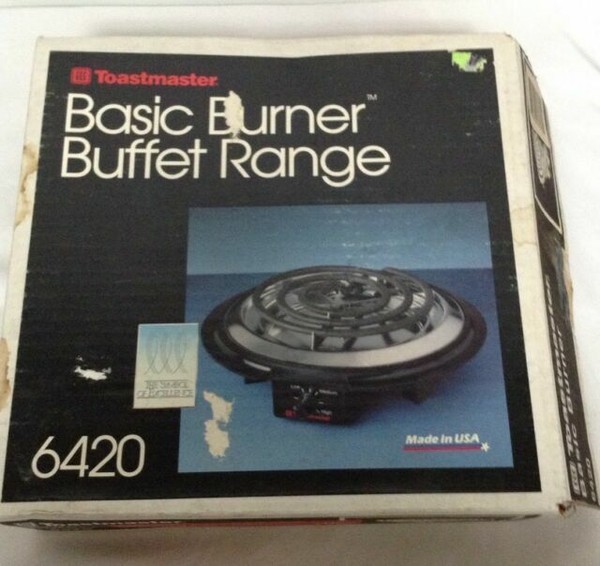 TOASTMASTER BASIC BURNER BUFFET RANGE SINGLE ELECTRIC 6420 for sale