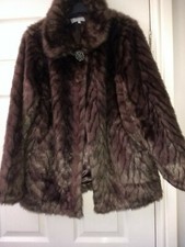 Gorgeous Red Herring Brown Fur Coat. 14
