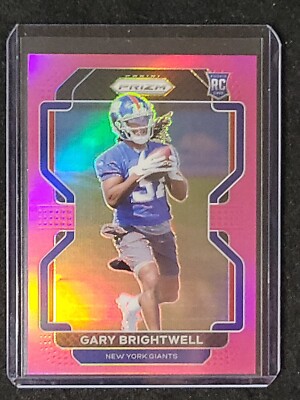 Gary Brightwell 2021 Prizm Pink Prizm RC SP   Giants  