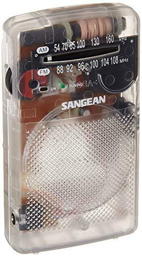 Radio de bolsillo transparente Sangean SR-35CL AM/FM - Imagen 1 de 3