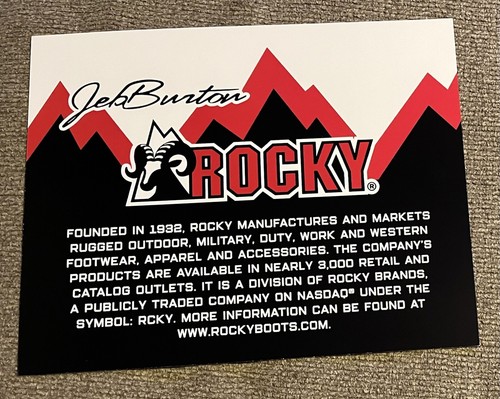 Tarjeta postal de héroe Rocky firmada por Jeb Burton 2023 NASCAR certificado de autenticidad automático - Imagen 2 de 3