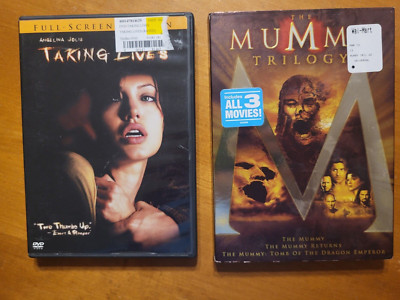 LOT 2 Taking Lives & The Mummy Trilogy DVD Blu Ray Disc Movie Film ...