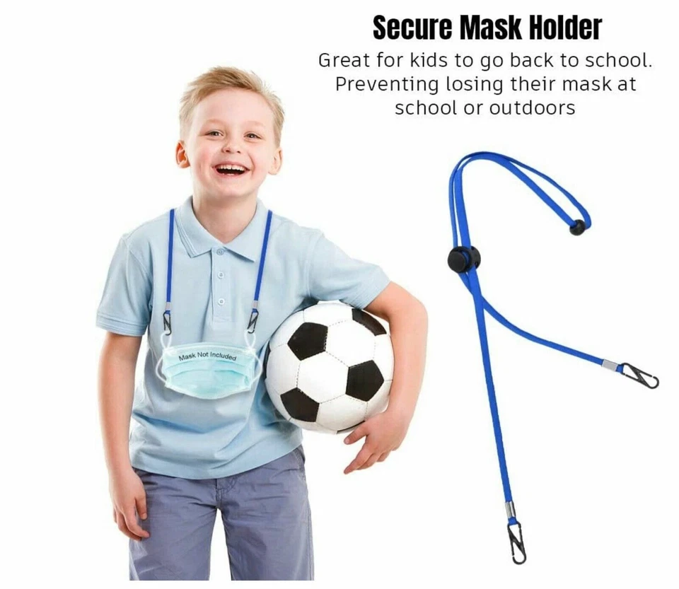 20 Pcs Adjustable Face Mask & Glasses Lanyard, Strap Extender With Clips. - Image 3 of 4