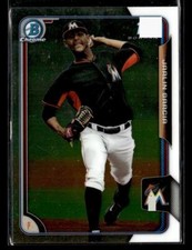 2015 Bowman #BCP148 Jarlin Garcia Chrome Prospects Card Miami Marlins