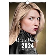 Beautiful Claire Danes 2026/27 Personalised Calendar  Choose start month