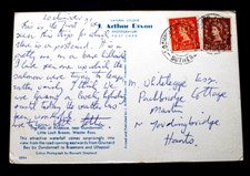 Lochinver, Lairg, Sutherland, Scotland 1966 postmark on a Falls postcard