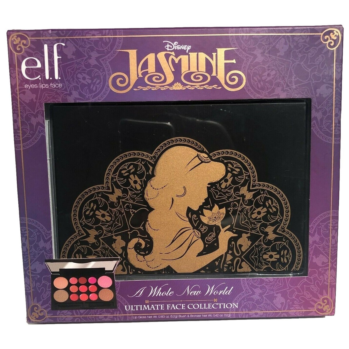 Disney Jasmine A Whole New World Face Lip Palette NIB Makeup Set