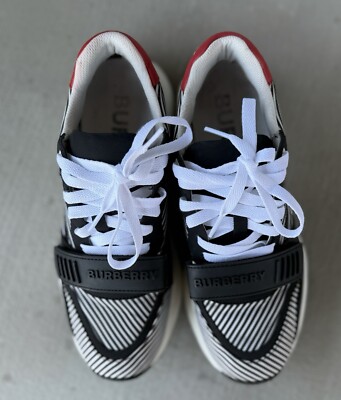 Burberry Men\'s Ramsey Zebra Low Top Sneakers Sz. 40 Burberry Men main image 3