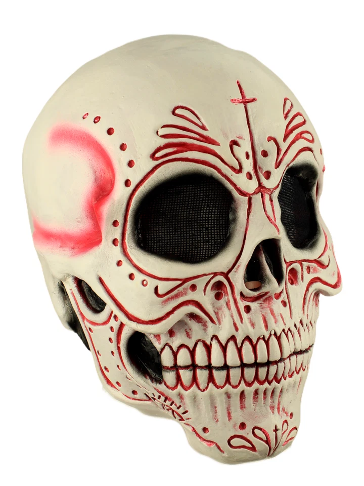 Ghoulish Productions Mexican Catrina Latex Face Mask Horror Halloween Cosplay - Image 3 of 4