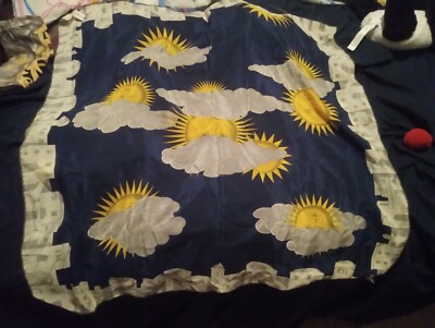 1980s Fornasetti Brand Milano Made in Italy Scarf 100% Silk Sole di Capri Sun