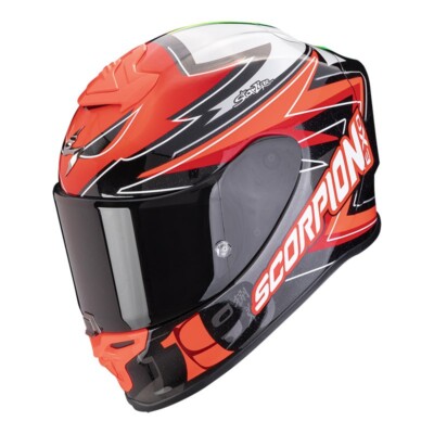 SCORPION alvaro carbon full face racing motorcycle helmet approved