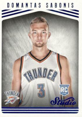 2016-17 Panini Studio Edition Domantas Sabonis #178 Rookie Oklahoma City Thunder