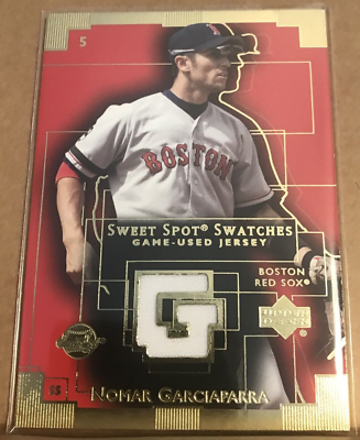 メジャーリーグ　カード　NOMAR GARCIAPARRA Nomar Garciaparra 2003 Upper Deck Sweet Spot Swatches Card #NG1