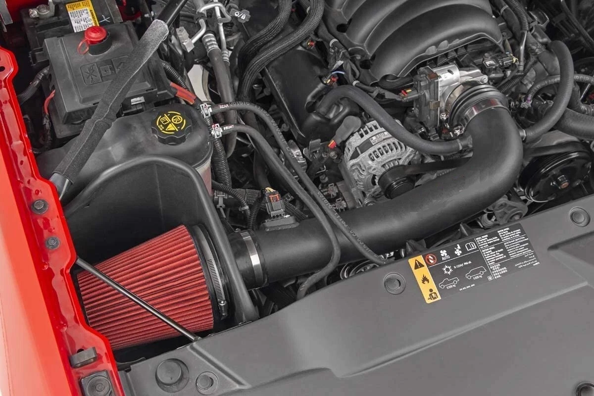 Black Cold Air Intake System Heat Shield for 14-18 Chevy GMC 1500 5.3L 6.2L V8