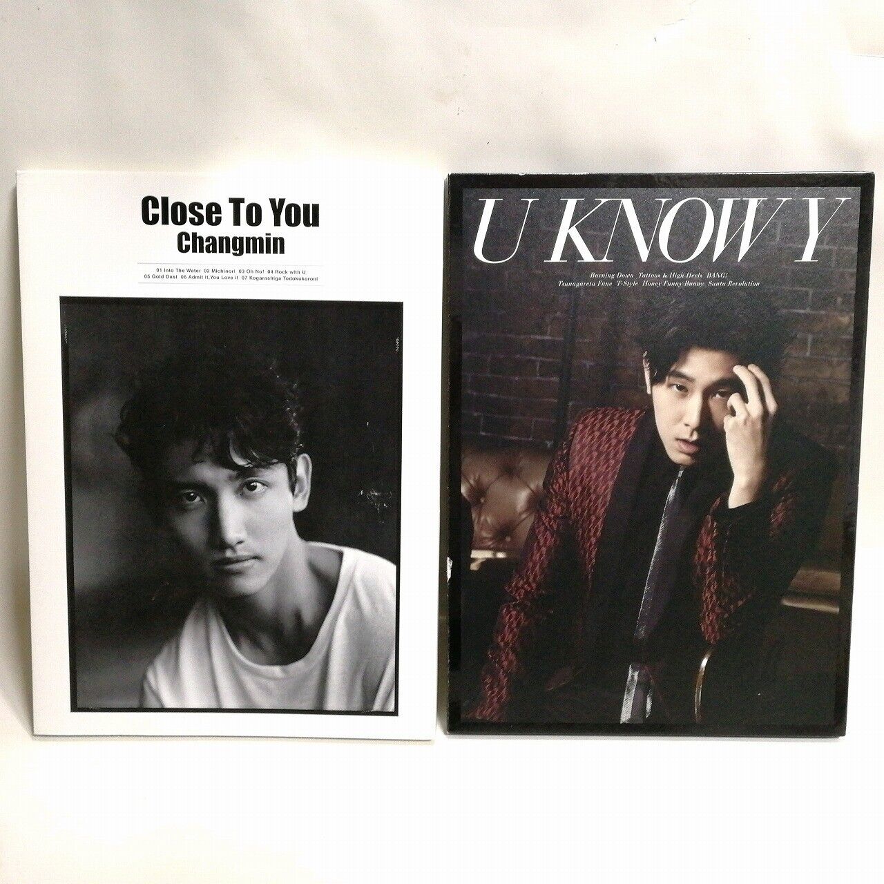 TVXQ TOHOSHINKI YUNHO Changmin Solo Mini Album U KNOW Y Close to you set CD+DVD