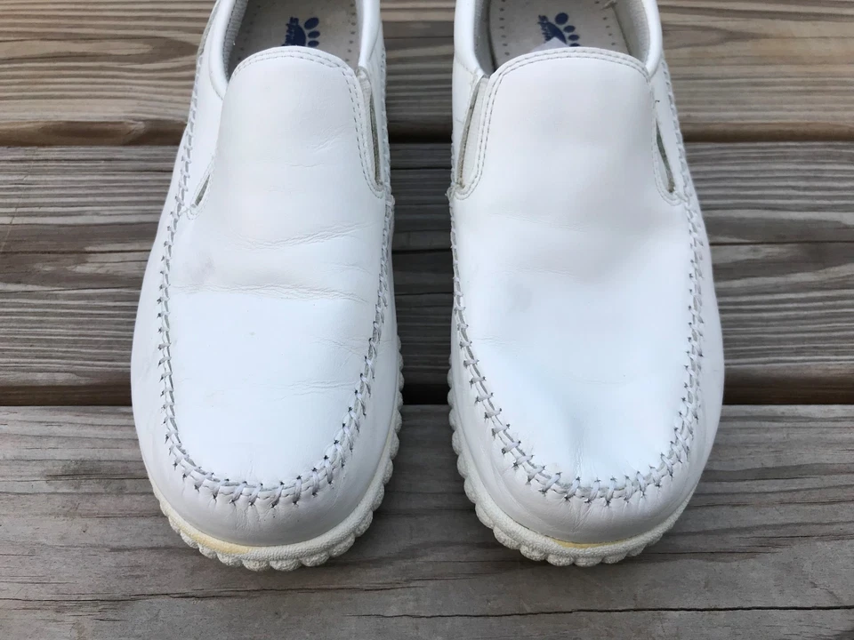 Spring Step Women Shoe Darla White Leather Upper Loafer Size 10M - Image 2 of 4