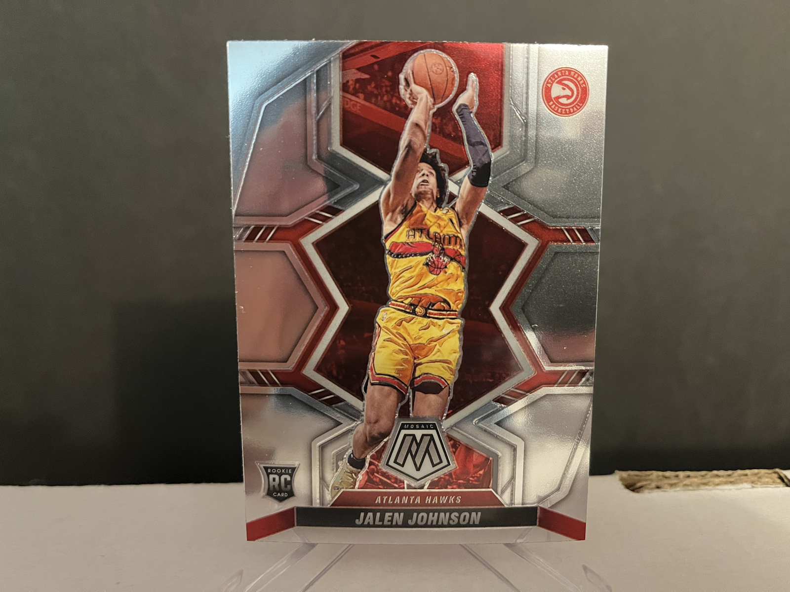 2021-22 NBA Panini Mosaic Basketball Jalen Johnson #228 Base Rookie Card