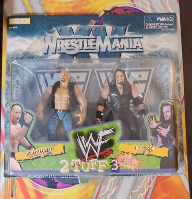 WWF Wrestlemania XV 2 Tuff 3 Steve Austin & Undertaker 2-pack Jakks Pacific WWE