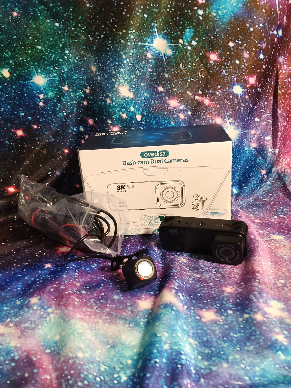 Dual Lens Dash Cam with Rear View Camera for Enhanced Driving Safety-image