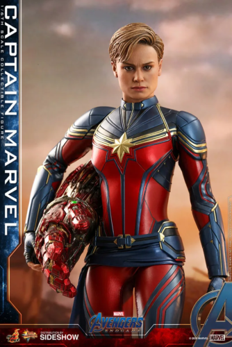 AVENGERS: ENDGAME~CAPTAIN MARVEL~SIXTH SCALE FIGURE~MMS575~HOT TOYS~MIBS - Picture 1 of 9