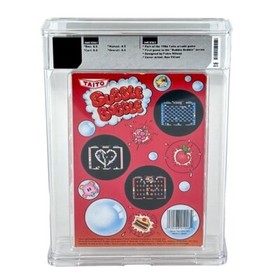 NES Bubble Bobble WATA 8.0 CIB Complete In Box Grade Game Round SOQ Seal