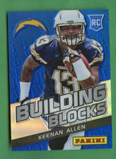 KEENAN ALLEN 2013 PANINI FOOTBALL ROOKIE BUILDING BLOCKS LOS ANGELES CHARGERS
