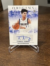 2020-21 Panini Origins Rookie Auto Tyrell Terry #RA-TER Rookie Auto RC MAVERICKS
