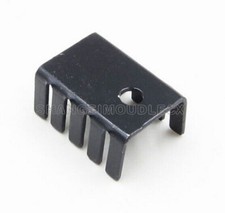 10PCS/Set TO-220 Heat Sink Black TO220 19x15x10mm IC Heat Sink Aluminum-