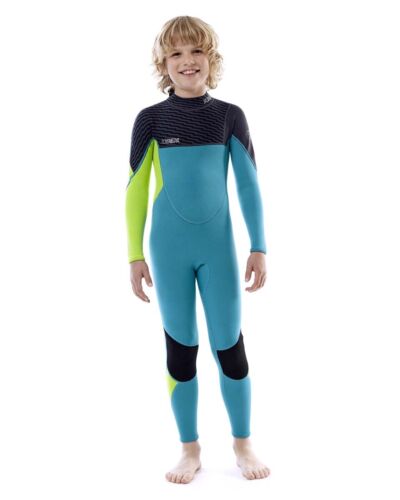 Jobe Boston Fullsuit 3/2mm Teal - Kids Wetsuit Kiten Surf Suit 0G14-