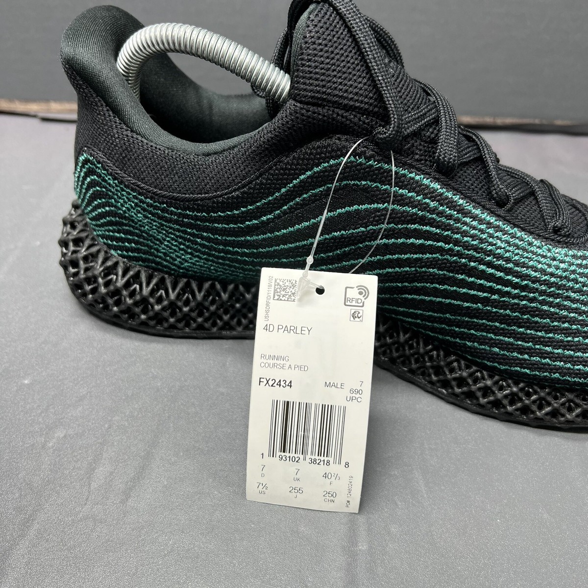 Adidas Ultraboost 4D Uncaged Parley Black Blue Spirit FX2434