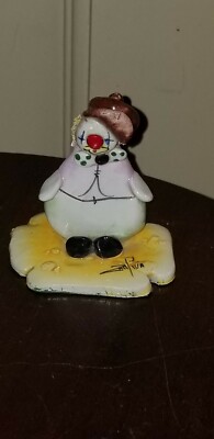 VINTAGE ZAM PIVA Handmade Clown Figurine ITALY-CIRCUS CLOWN~signed