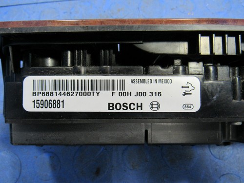07-14 Avalanche Yukon Suburban Left Driver Side Power Window Lock Switch 1661 - Imagen 7 de 8