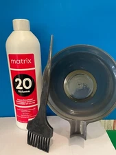 Matrix Cream Developer 20Volume, Color  Brush & Color Bowl New