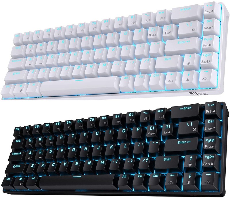 RK ROYAL KLUDGE RK68 Hot-Swappable Wireless Bluetooth Mechanical Keyboard Boxed