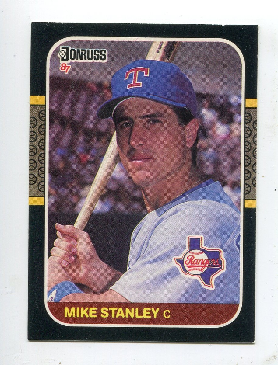 1987 Donruss #592 Mike Stanley Texas Rangers Rookie | eBay